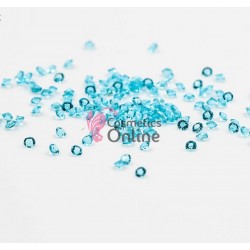Diamante 100 buc de unghii 3D, DS030 Blue 1,3mm 